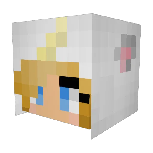 nicklyndy2 Minecraft avatar head, 3D render