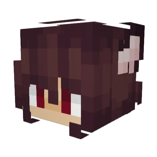 nickmatic Minecraft avatar head, 3D render