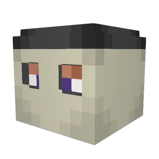 nicko1031 Minecraft avatar head, 3D render