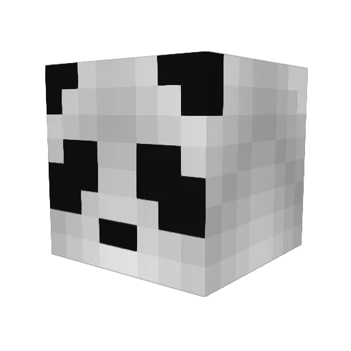 nickpdogYT Minecraft avatar head, 3D render