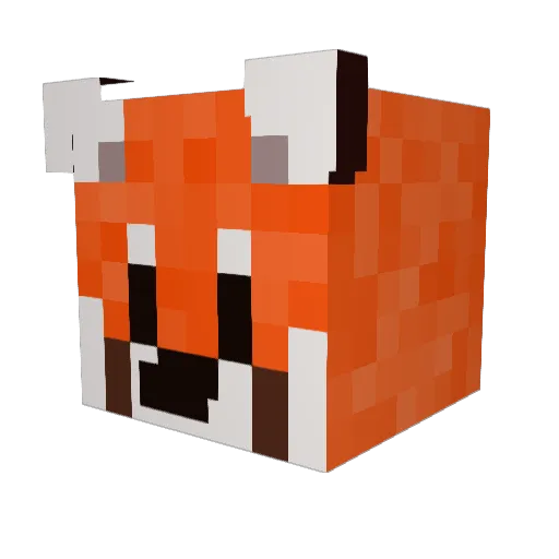 nickr19 Minecraft avatar head, 3D render
