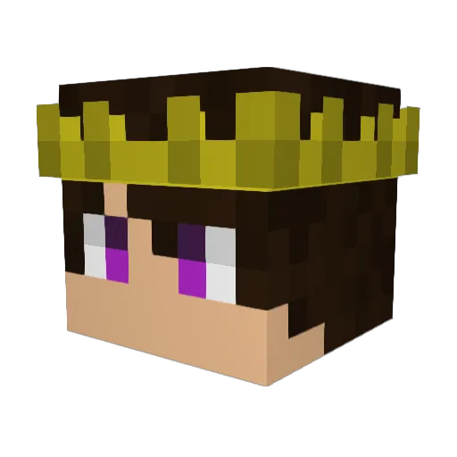 nicksiakas Minecraft avatar head, 3D render