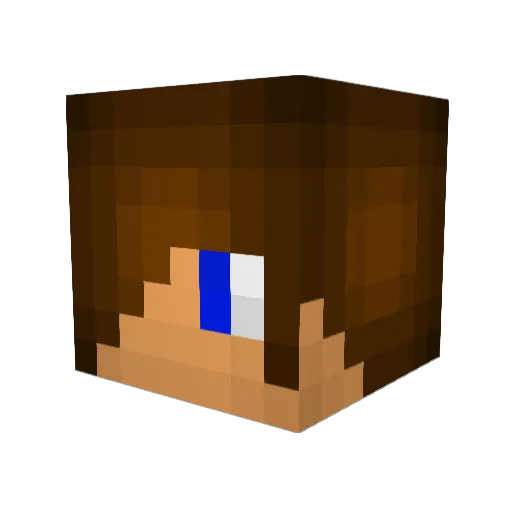 nickstar5 Minecraft avatar head, 3D render