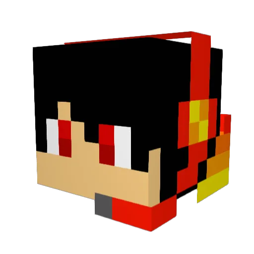 nickthemanrocks1 Minecraft avatar head, 3D render
