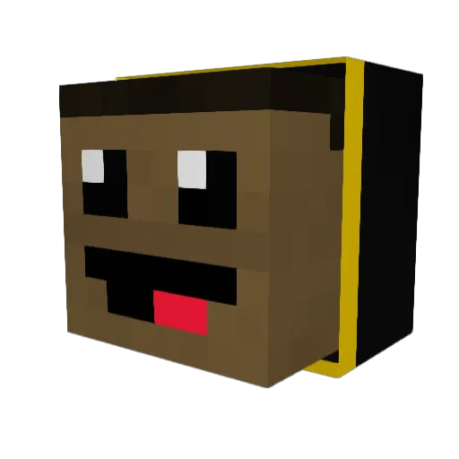 nickvogelius Minecraft avatar head, 3D render