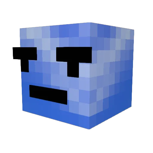 nickwinsten Minecraft avatar head, 3D render