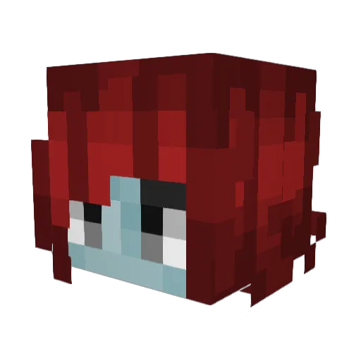 nickync Minecraft avatar head, 3D render