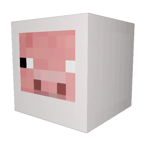 nickzzz888 Minecraft avatar head, 3D render