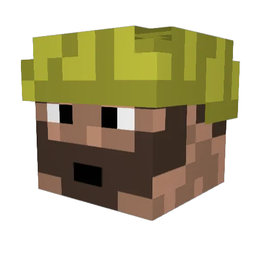 niclas1812 Minecraft avatar head, 3D render