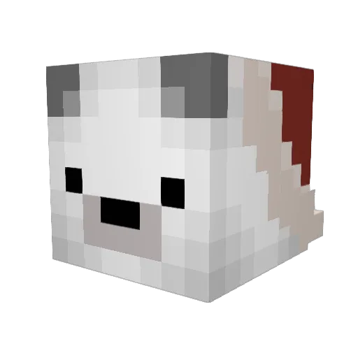 nico27113 Minecraft avatar head, 3D render