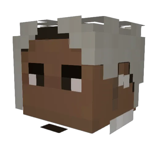 nico2k__ Minecraft avatar head, 3D render