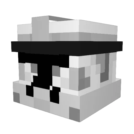 nico34556 Minecraft avatar head, 3D render