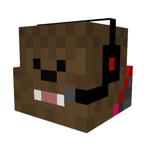 nico456987654ew Minecraft avatar head, 3D render