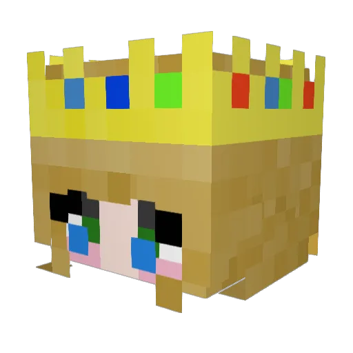 nicokoz3 Minecraft avatar head, 3D render