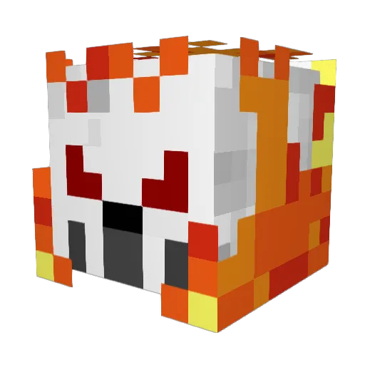 nicolajdk321 Minecraft avatar head, 3D render