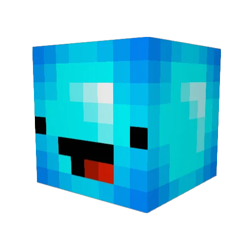 nicolas567ted Minecraft avatar head, 3D render
