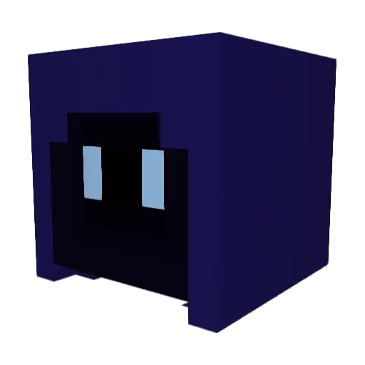 nicolasberte Minecraft avatar head, 3D render