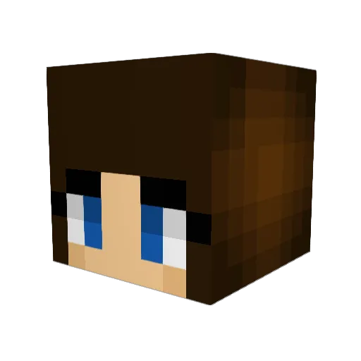 nicole07070707 Minecraft avatar head, 3D render