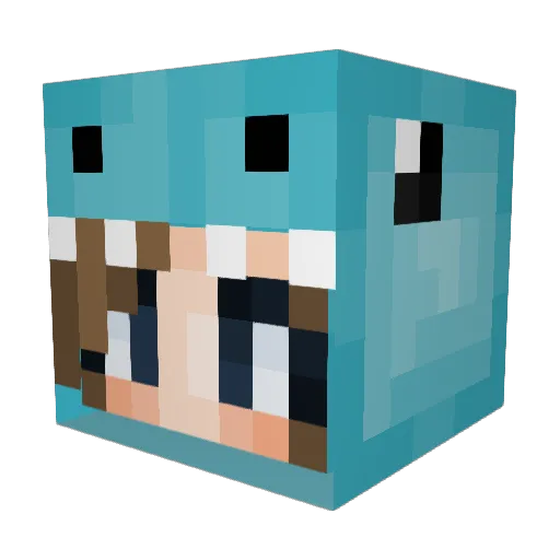 nicole_loves_pie Minecraft avatar head, 3D render