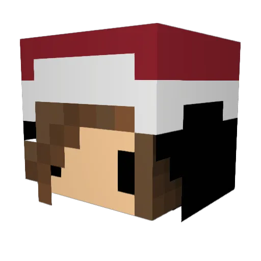 nicole_patrol Minecraft avatar head, 3D render