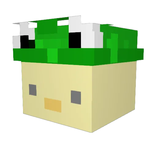 nicoleeeeen Minecraft avatar head, 3D render