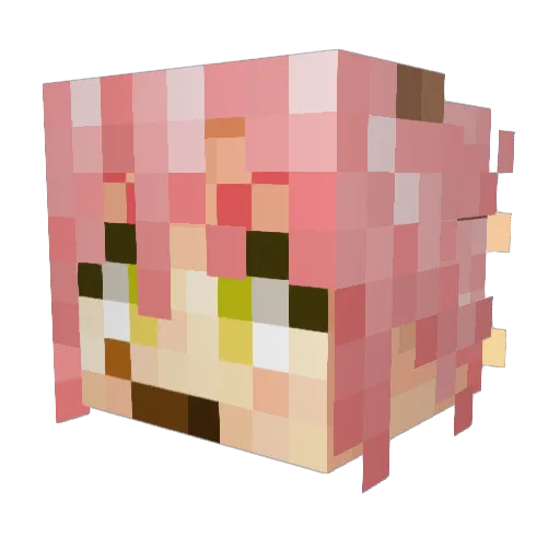 nicoloco483 Minecraft avatar head, 3D render