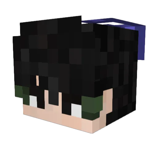 niconsoli Minecraft avatar head, 3D render