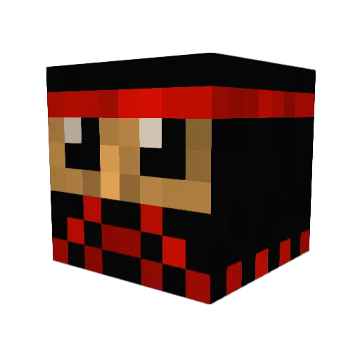 nicos62 Minecraft avatar head, 3D render