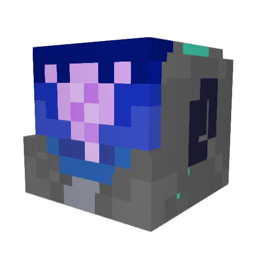nicosyss Minecraft avatar head, 3D render