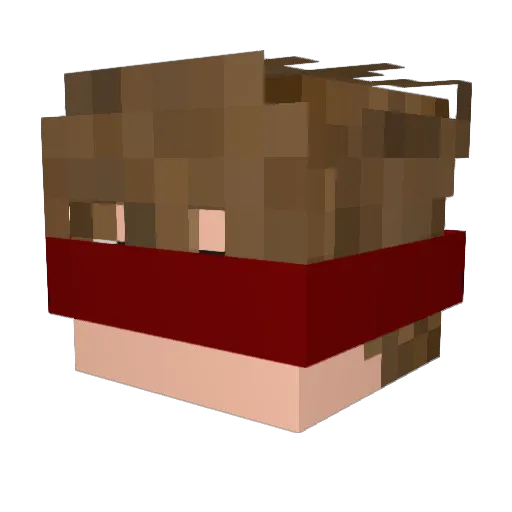 nicotinadascamy Minecraft avatar head, 3D render