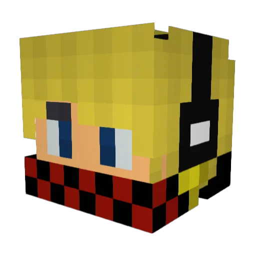 nicotine_nick123 Minecraft avatar head, 3D render