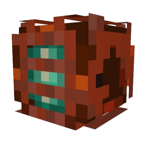 nicotu Minecraft avatar head, 3D render