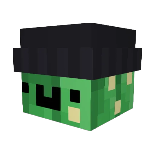 nicstasy_ Minecraft avatar head, 3D render