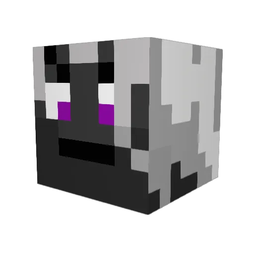 nicxvan Minecraft avatar head, 3D render