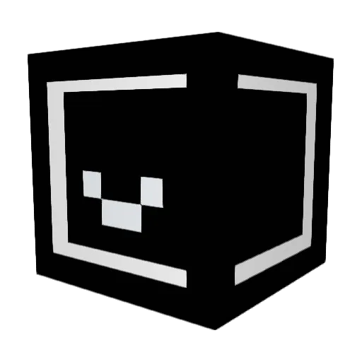 nidification Minecraft avatar head, 3D render