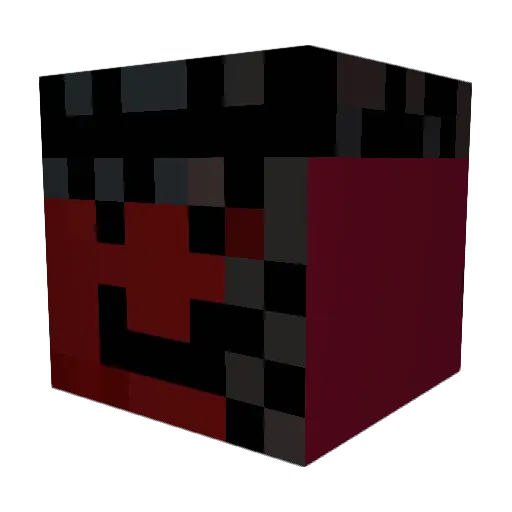 nied Minecraft avatar head, 3D render
