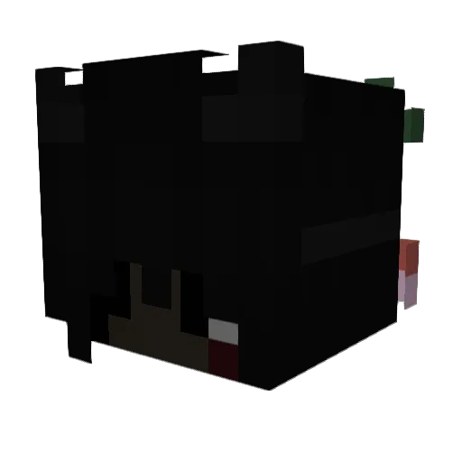 niederstechen Minecraft avatar head, 3D render