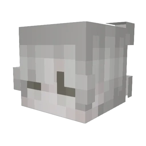 nielogi Minecraft avatar head, 3D render