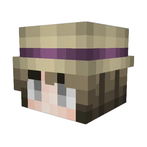 nielsr Minecraft avatar head, 3D render