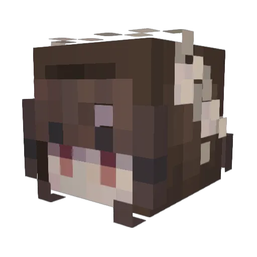 niemiran Minecraft avatar head, 3D render
