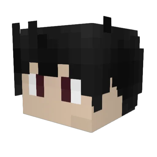 nievesves Minecraft avatar head, 3D render