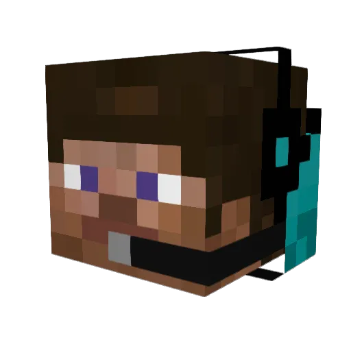 nifa99 Minecraft avatar head, 3D render