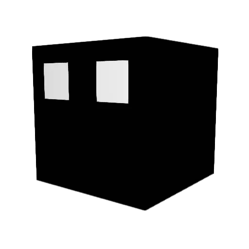 niffenuwu Minecraft avatar head, 3D render