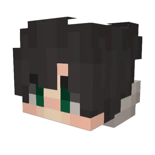 niftydanthman Minecraft avatar head, 3D render