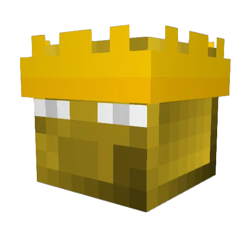 niggun67 Minecraft avatar head, 3D render