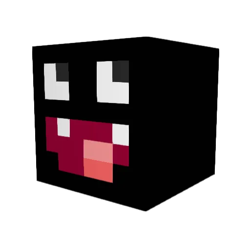night4mar Minecraft avatar head, 3D render