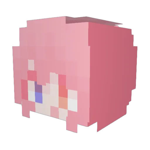 night5627 Minecraft avatar head, 3D render