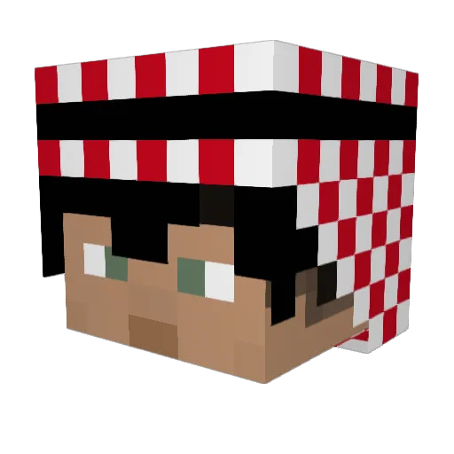 night_sniper1609 Minecraft avatar head, 3D render