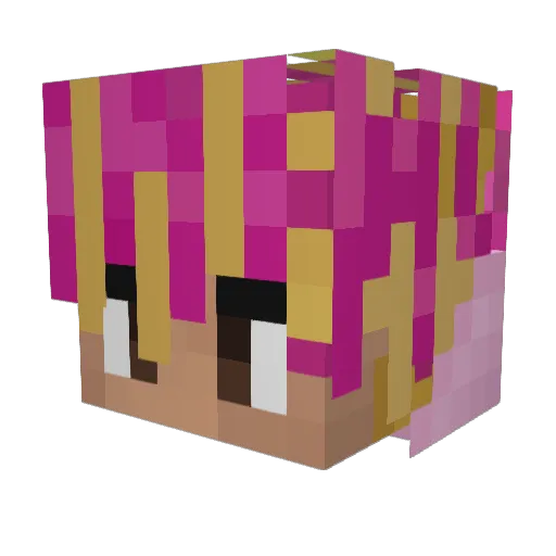 night_terror245 Minecraft avatar head, 3D render