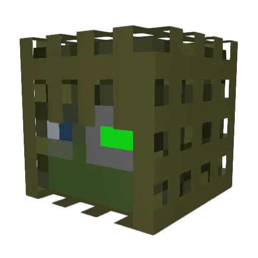 nightattack0023 Minecraft avatar head, 3D render